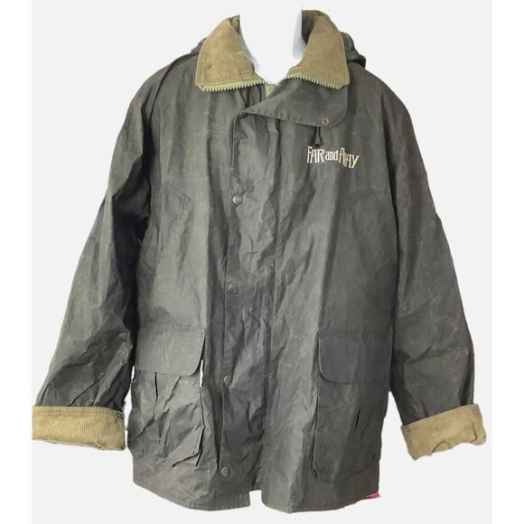 VTG FAR AND AWAY Cast Crew Gift Irish Waxed Utility Jacket GLANDORE Tom Cruise M - Picture 1 of 11